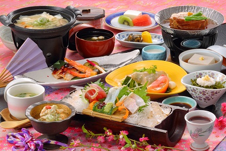 部屋食　温泉